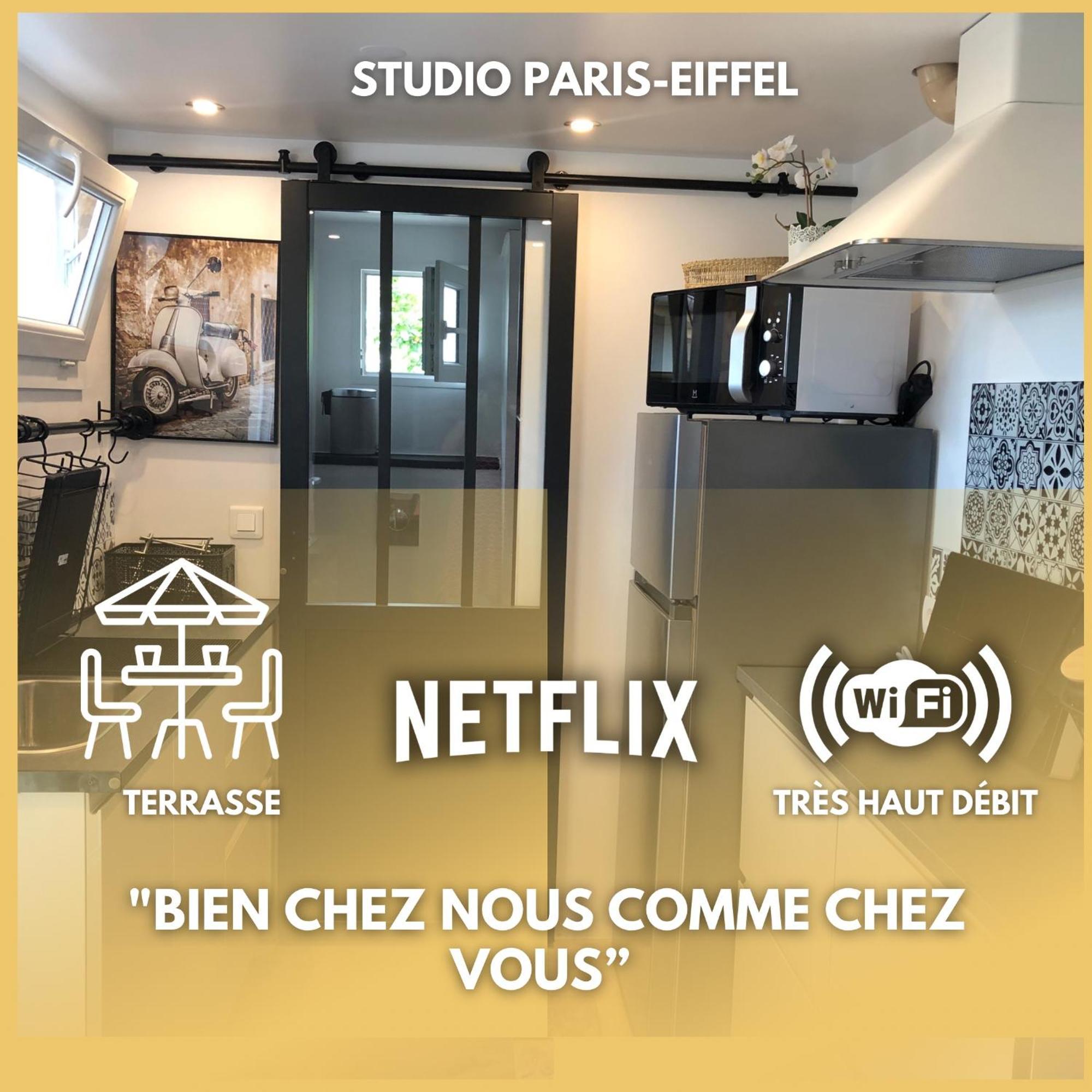 Appartamento Paris-Eiffel, Bienvenue -Terrasse -Netflix Pantin Esterno foto
